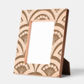 Cadres Gravés motif vert en forme de coque (Gauche)