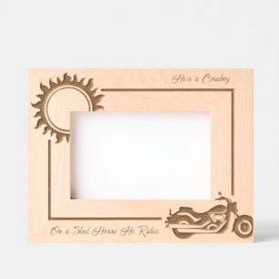 Cadres Gravés Motorcycle Biker Steel Horse 6x4L