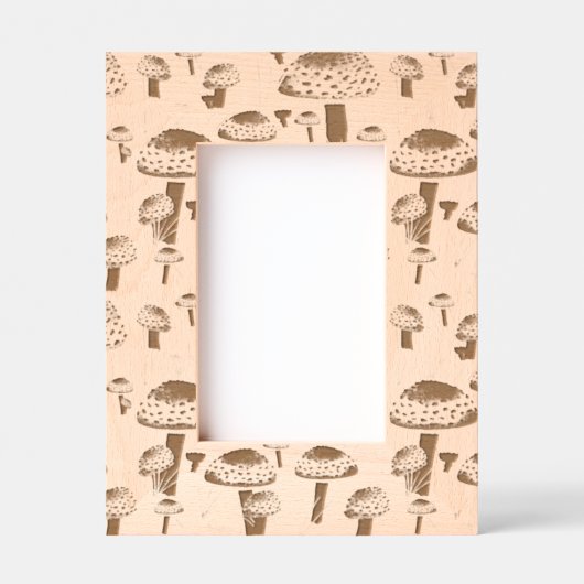 Cadres Gravés Mushroom Pattern  (Recto)