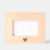 Cadres Gravés My Loved - Image gravée au laser avec oreille (Recto)