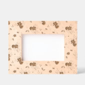 Cadres Gravés Noël Floral Bois (Recto)