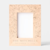 Cadres Gravés Nom de famille et date du fichier d'organisation (Recto)