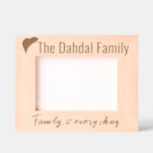 Cadres Gravés Nom de famille personnalisé simple et moderne, coe (Recto)