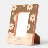 Cadres Gravés Nom de la fleur mignonne/photo d'anniversaire (Gauche)