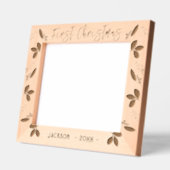 Cadres Gravés Nom du bébé de Noël (Gauche)