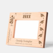 Cadres Gravés Nom du diplôme personnalisé, école/collège, année (Gauche)