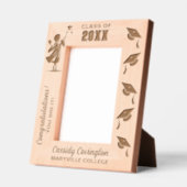 Cadres Gravés Nom du diplôme personnalisé, école/collège, année (Gauche)