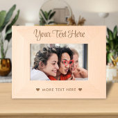 Cadres Gravés Nom personnalisé Cute Texte Typographie Script