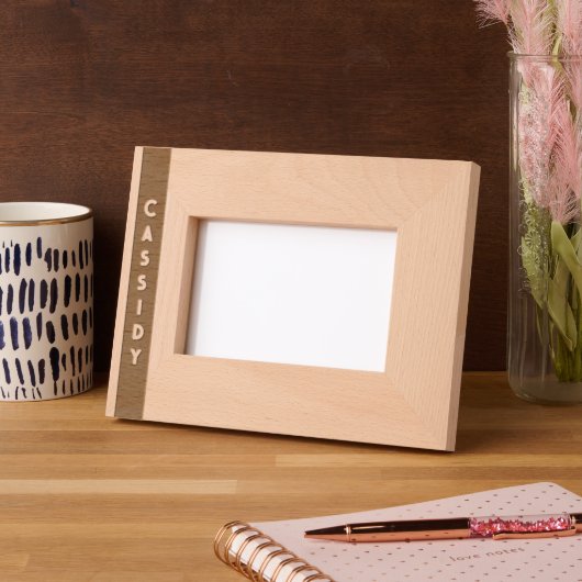 Cadres Gravés Nom simple (Gauche)