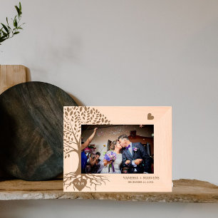 Cadres Gravés Noms cardiaques Monogrammes modernes Arbre de vie 