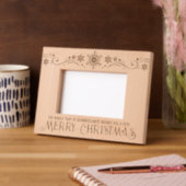 Cadres Gravés Notre équipe vous souhaite un joyeux Noël (Gauche)