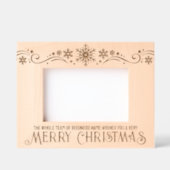 Cadres Gravés Notre équipe vous souhaite un joyeux Noël (Recto)