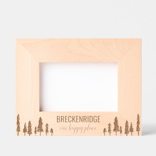 Cadres Gravés Notre Joyeux Lieu de vacances sur mesure (Recto)