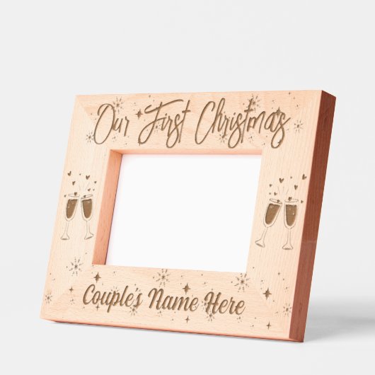 Cadres Gravés Notre premier Noël (Gauche)