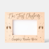 Cadres Gravés Notre premier Noël (Recto)