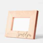 Cadres Gravés Nous vous aimons Grand-père Typographie moderne (Gauche)