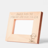 Cadres Gravés Nouveau bébé (Gauche)