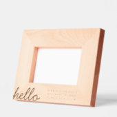 Cadres Gravés Nouveau garde photo Info bébé (Gauche)