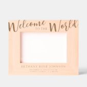 Cadres Gravés Nouveau-né Cadeau Cadeau Statistiques de naissance (Recto)