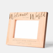 Cadres Gravés Nouveau-né Cadeau Cadeau Statistiques de naissance (Gauche)