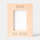 Cadres Gravés Nouveau père (Recto)