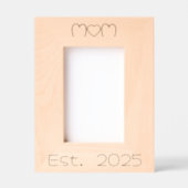 Cadres Gravés Nouvelle maman (Recto)