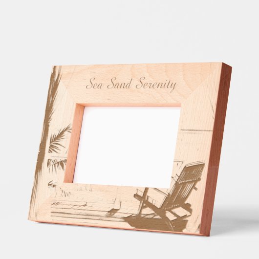 Cadres Gravés Ocean View Beach Serenity (Gauche)