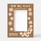 Cadres Gravés Oh ma fille bébé (Recto)