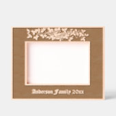 Cadres Gravés Oiseau Dans Le Nid Sur L'Ornement De L'Arbre À Fle (Recto)