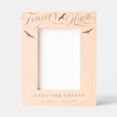 Cadres Gravés Oiseaux en flammes pour toujours dans notre Mémori (Recto)