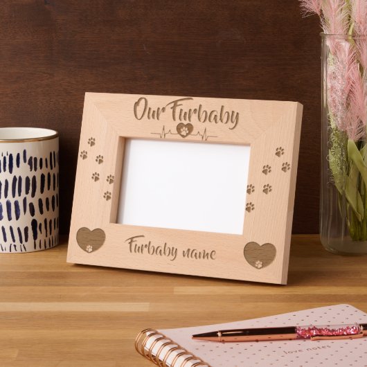 Cadres Gravés Our Fur baby - Dog & Cat (Gauche)