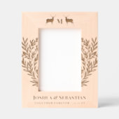 Cadres Gravés Paire de Bucks Green Maris LGBT Monogramme (Recto)