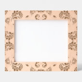 Cadres Gravés Paisley en beige esthétique moderne Tan Brown (Recto)