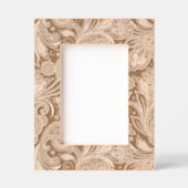 Cadres Gravés Paisley noir blanc ethnique (Recto)