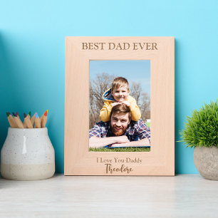 Cadres Gravés Papa Cadeaux Fête des pères Anniversaire Meilleur 