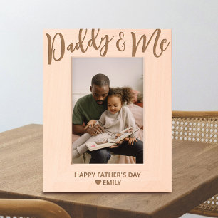 Cadres Gravés Papa et moi Fête des pères personnalisée