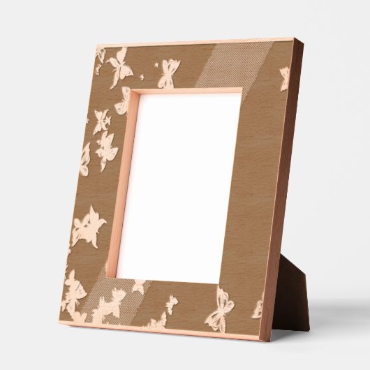 Cadres Gravés Papillons blancs (Gauche)