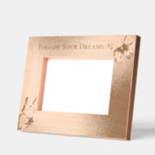 Cadres Gravés Papillons rose de rêve d'or (Gauche)