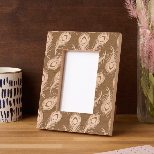 Cadres Gravés Peacock Feathers (Gauche)