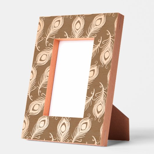 Cadres Gravés Peacock Feathers (Gauche)