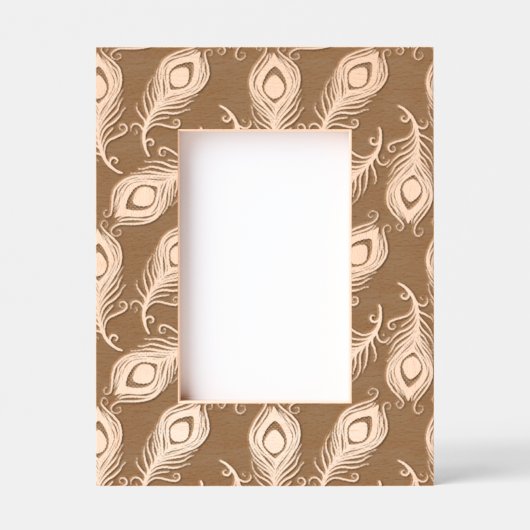 Cadres Gravés Peacock Feathers (Recto)