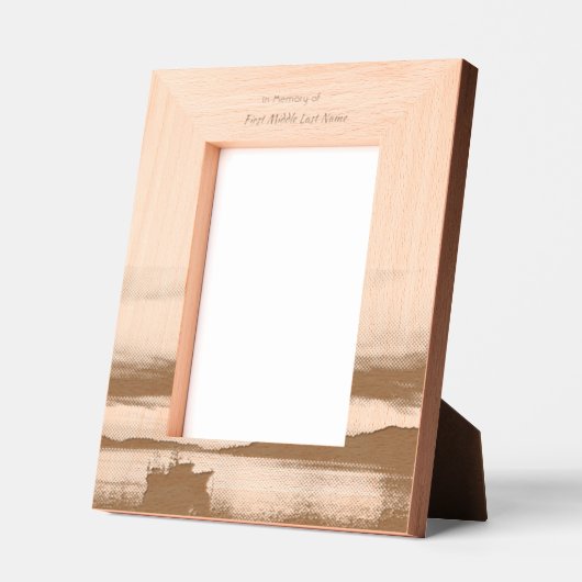 Cadres Gravés Pêcheur de bateau de pêche Memorial Keepsaké (Gauche)