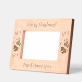 Cadres Gravés Père Noël moderne et sapin de Noël (Gauche)