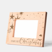 Cadres Gravés Père Noël premier bois de Noël (Gauche)