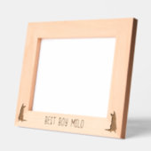 Cadres Gravés Personalisé Berger Allemand Silhouette gravée P (Gauche)