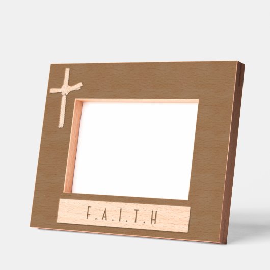 Cadres Gravés Personalisé Unique Christian Palm Cross Keepsaké (Gauche)