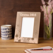 Cadres Gravés Personalize Christmas Laser Etched Picture Frame (Gauche)