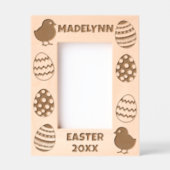 Cadres Gravés Personalized Easter Eggs & Baby Chicks (Recto)
