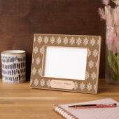 Cadres Gravés Personalized Vintage Lace Picture Frame  (Gauche)