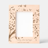 Cadres Gravés Personnalisation de la branche d'arbre (Recto)